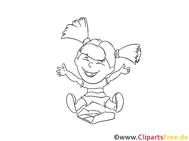 Girl Free Online Coloring Page Girl Free Online Coloring Page