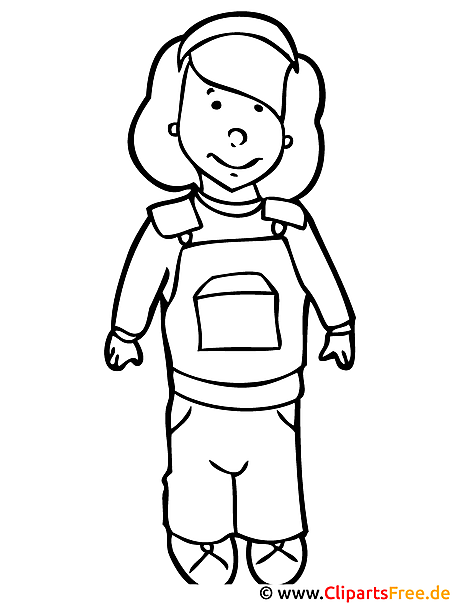 Mädchen Ausmalbild zum Ausdrucken Mädchen Ausmalbild zum Ausdrucken