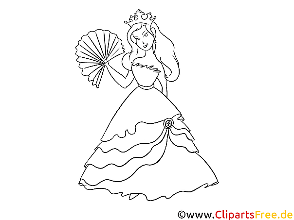 Prinzessin Mandala Zum Ausdrucken Und Ausmalbild