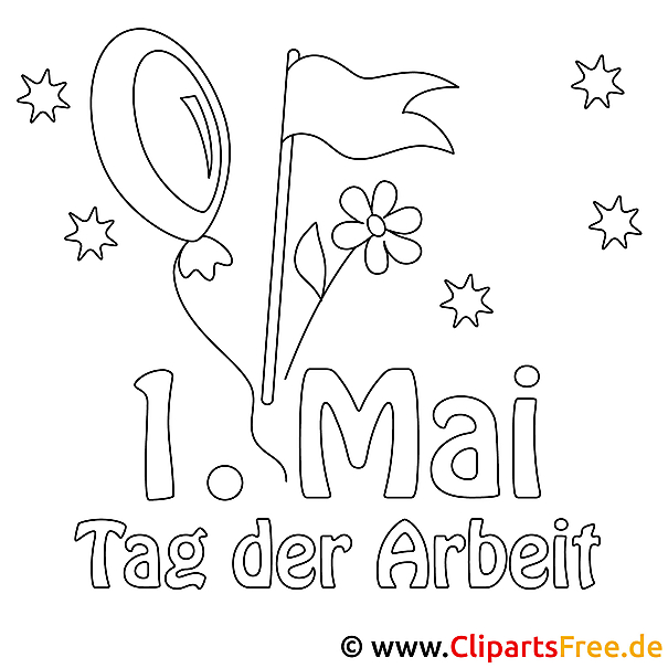 Bild zum 1 Mai zum Ausmalen Bild zum 1 Mai zum Ausmalen