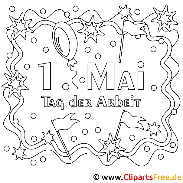 Malvorlage zum Ausdrucken 1 Mai Malvorlage zum Ausdrucken 1 Mai