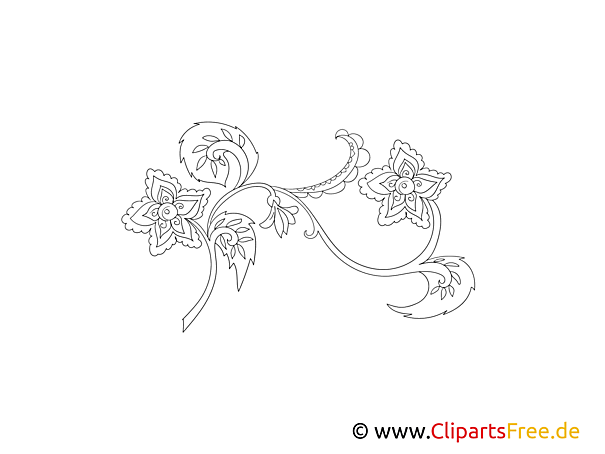 Muster Blume zum Ausmalen Muster Blume zum Ausmalen