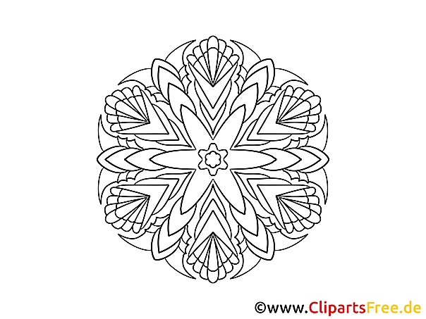 Blütenblätter Blume Mandala Malvorlage zum Ausmalen Blütenblätter Blume Mandala Malvorlage zum Ausmalen