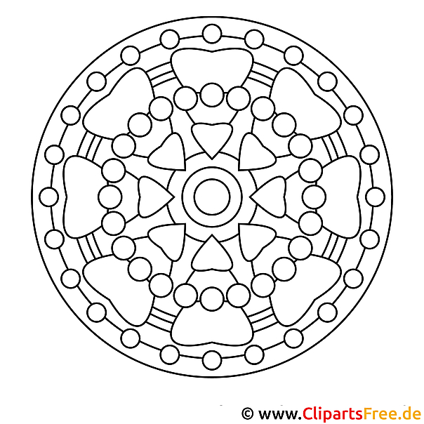 Mandala Ausmalbild Mandala Ausmalbild