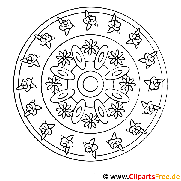 Mandala zum Malen Mandala zum Malen