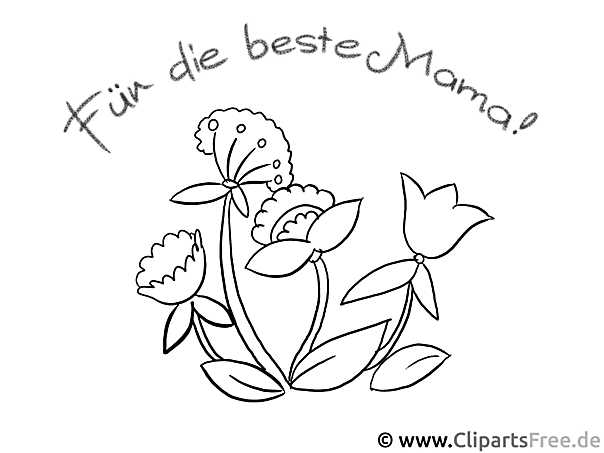 Blumen zum Muttertag zum Ausmalen Blumen zum Muttertag zum Ausmalen