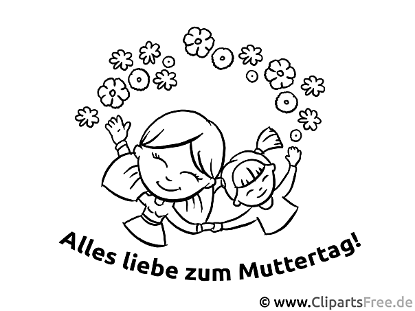 Gratulation zum Muttertag Ausmalvorlage, Malvorlage, Malbild gratis Gratulation zum Muttertag Ausmalvorlage, Malvorlage, Malbild gratis