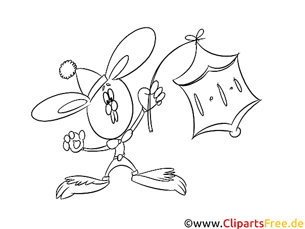 Hase Ausmalbild zum Runterladen und Drucken Hase Ausmalbild zum Runterladen und Drucken