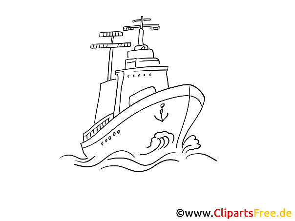 Meer Schiff kostenloses Ausmalbild Meer Schiff kostenloses Ausmalbild