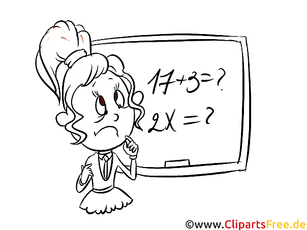 Mathe-Unterricht Malvorlage Mathe-Unterricht Malvorlage