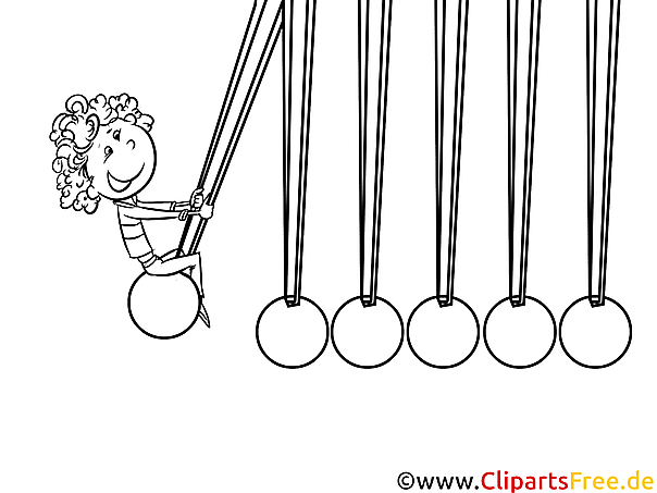Pendel Bild, Illustration, Clipart schwarz-weiß zum Ausmalen Pendel Bild, Illustration, Clipart schwarz-weiß zum Ausmalen