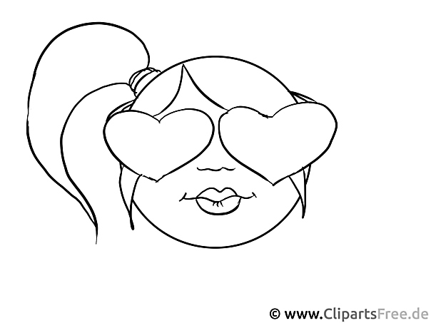 Smiley Liebe Malbild Smiley Liebe Malbild