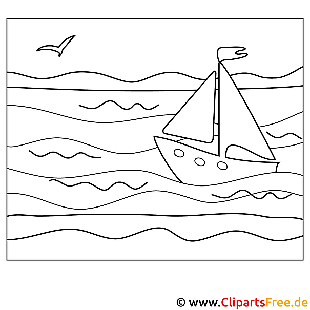 ausmalbild schiff