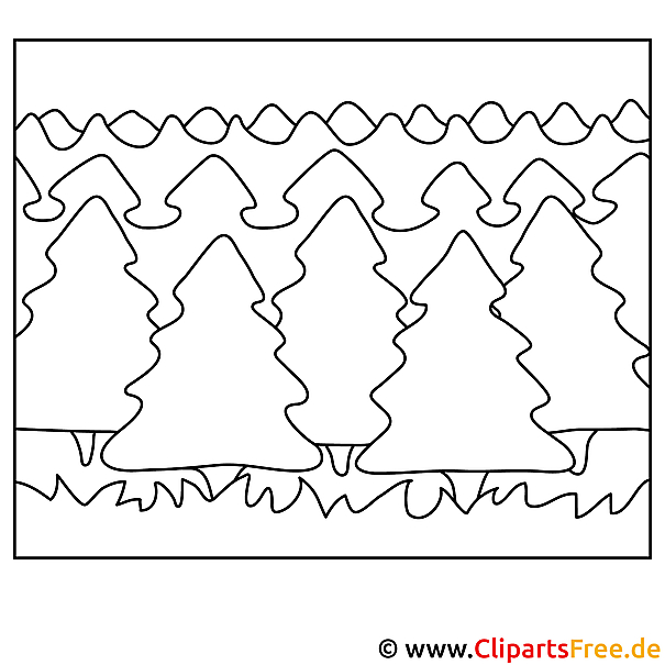 Baume Ausmalbild Baume Ausmalbild