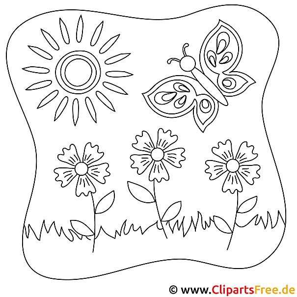 Bilder zum Ausmalen zum Thema Sommer Bilder zum Ausmalen zum Thema Sommer