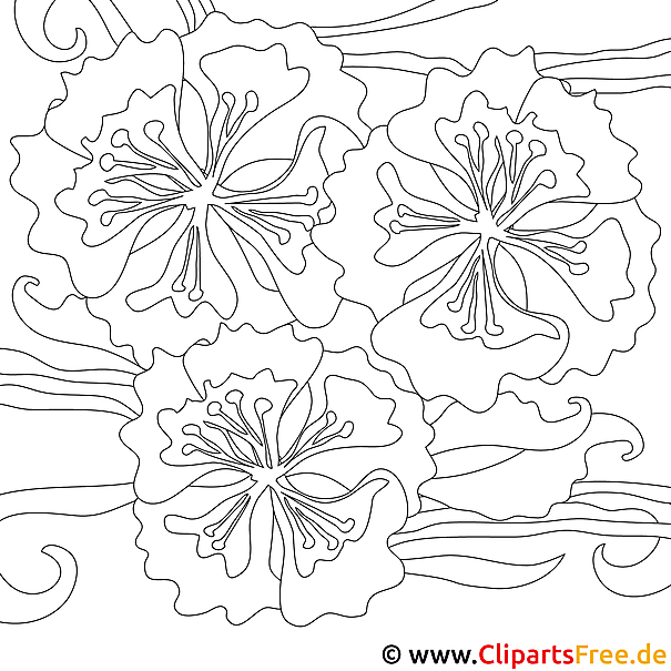 Blumen Malvorlagen zum Ausdrucken Blumen Malvorlagen zum Ausdrucken