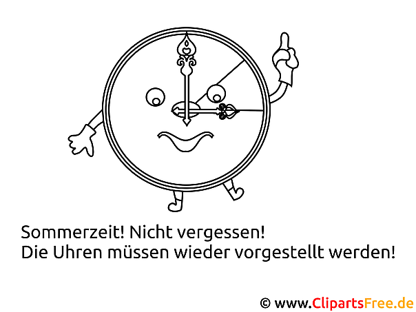 Sommerzeit Ausmalbild gratis Sommerzeit Ausmalbild gratis