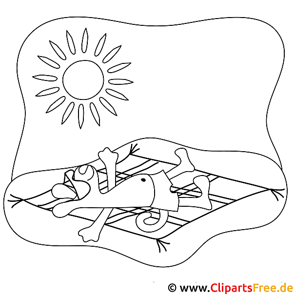 Gratis Malvorlagen Strand Coloring And Malvorlagan