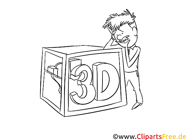 3D-Drucker Vorlage zum Ausmalen kostenlos 3D-Drucker Vorlage zum Ausmalen kostenlos