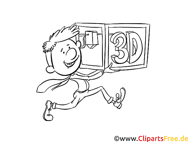 3D-Modelling Malvorlage kostenlos 3D-Modelling Malvorlage kostenlos