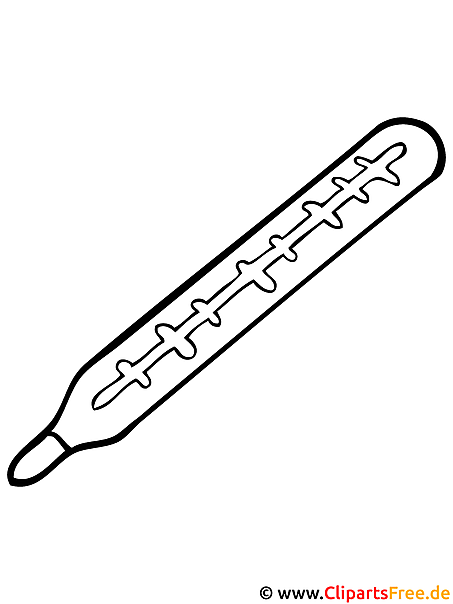 Thermometer Bild - Ausmalbild gratis Thermometer Bild - Ausmalbild gratis
