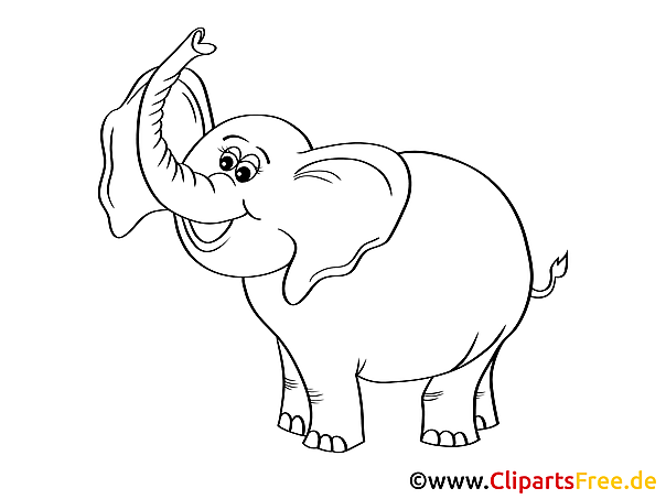 Malvorlage elefant elefant vorlage Idea