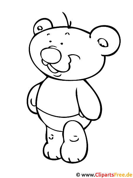 Bär Ausmalbild kostenlos Bär Ausmalbild kostenlos