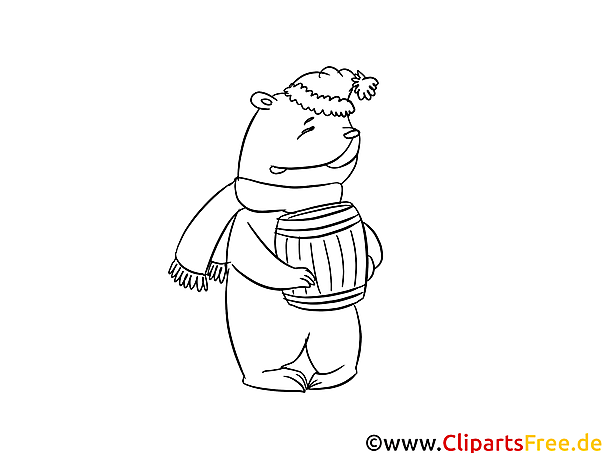Winnie Puuh Ausmalbild für Kinder Winnie Puuh Ausmalbild für Kinder