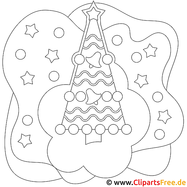 Bild zum Malen Weihnachsbaum Bild zum Malen Weihnachsbaum