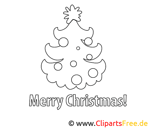 Christmas Tree Coloring Page Christmas Tree Coloring Page