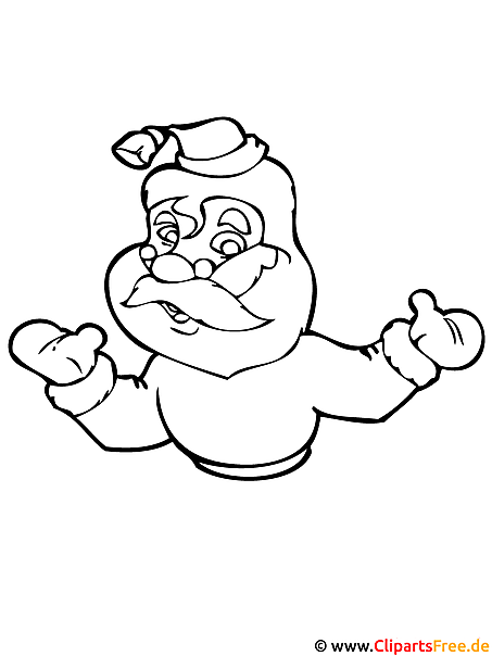 Nikolaus Ausmalbild gratis Nikolaus Ausmalbild gratis