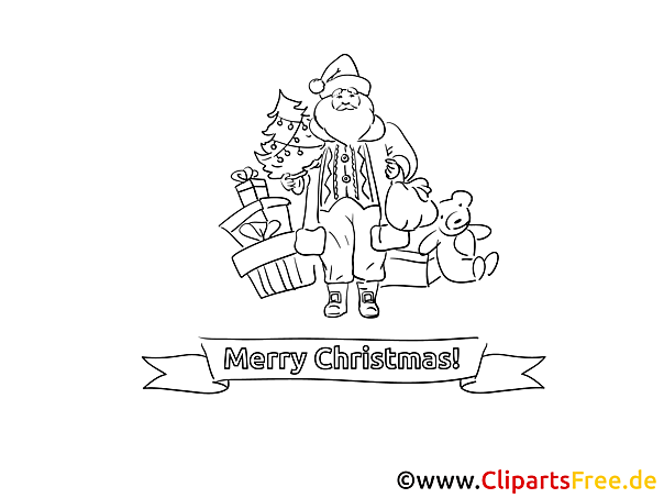 Nikolaus Ausmalbild gratis Nikolaus Ausmalbild gratis