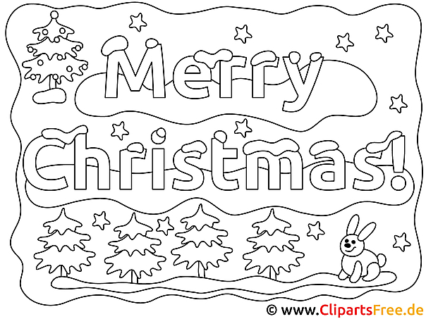 weihnachten ausmalbild