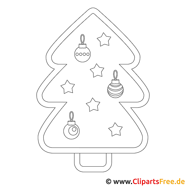 Weihnachtsbaum Windowcolor - Vorlage kostenlos Weihnachtsbaum Windowcolor - Vorlage kostenlos
