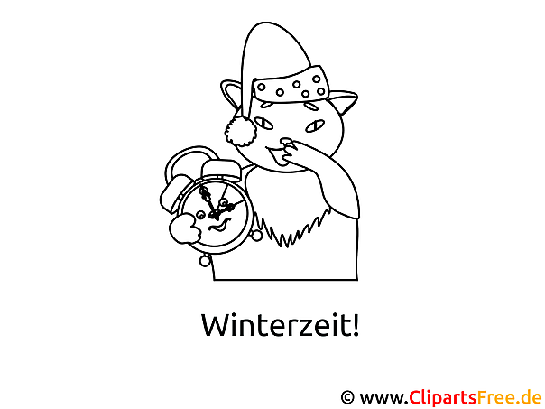 Ausmalbild Winterzeit Ausmalbild Winterzeit