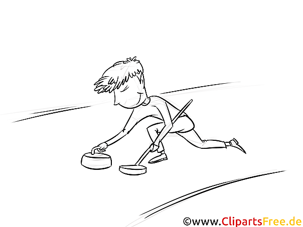 Curling - Winter Sport Ausmalbilder Curling - Winter Sport Ausmalbilder