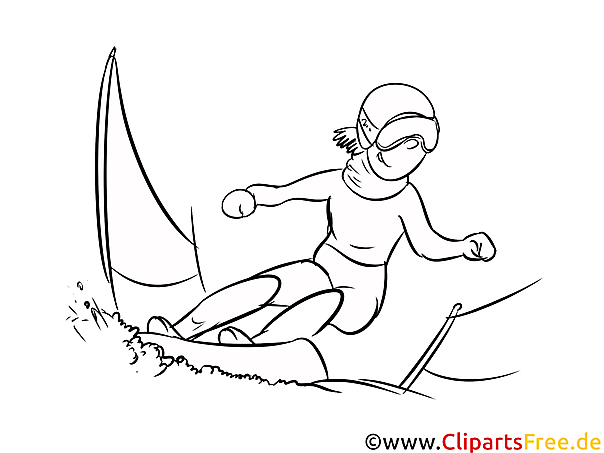 Gratis Ausmalbild Snowboard, Wintersport Gratis Ausmalbild Snowboard, Wintersport