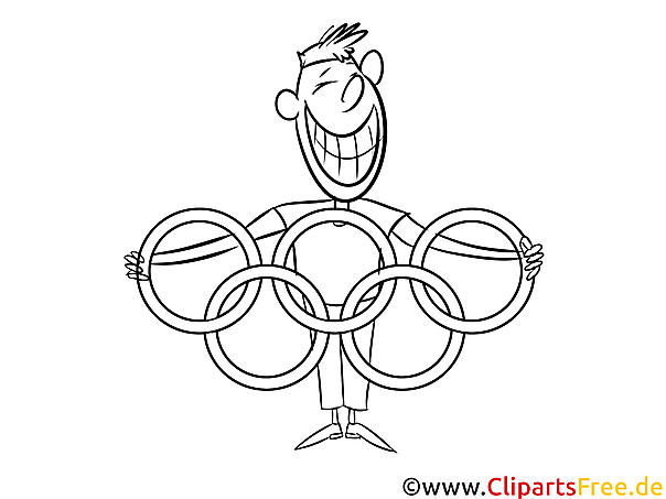 Olympische Ringe - Winter Sport Ausmalbilder Olympische Ringe - Winter Sport Ausmalbilder