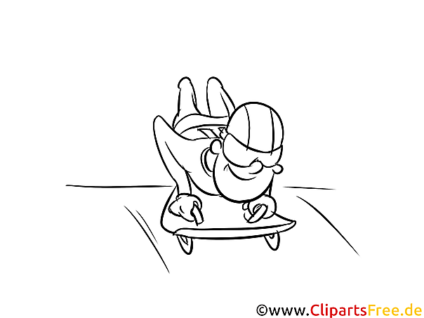 Skeleton - Winter Sport Ausmalbilder Skeleton - Winter Sport Ausmalbilder