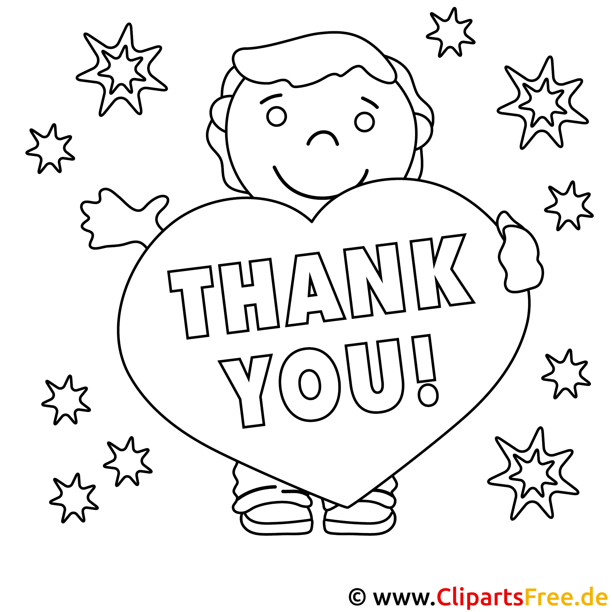 Thank You Coloring Pictures Malvorlage Thank You