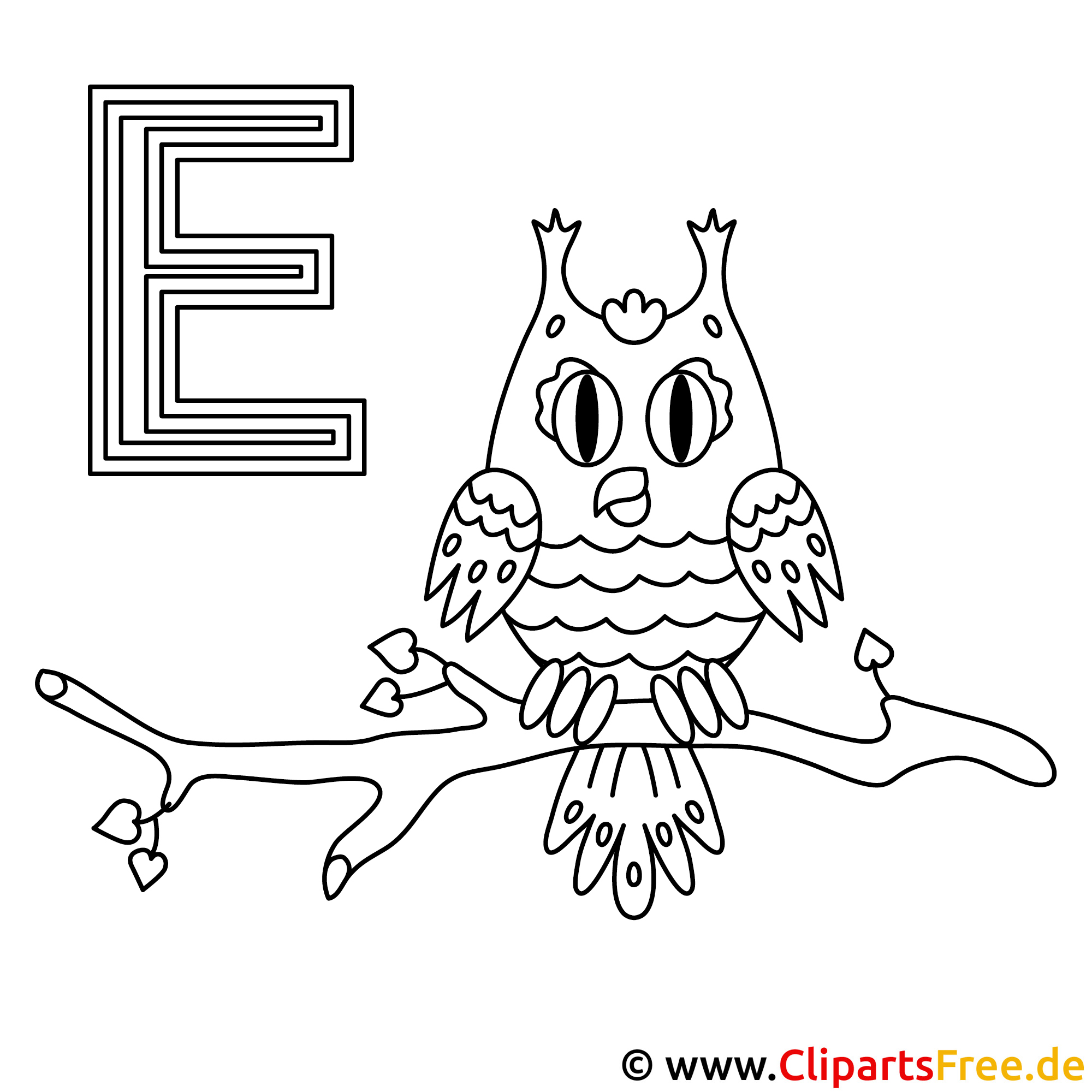 Eule Malvorlage Buchstaben lernen Eule Malvorlage Buchstaben lernen