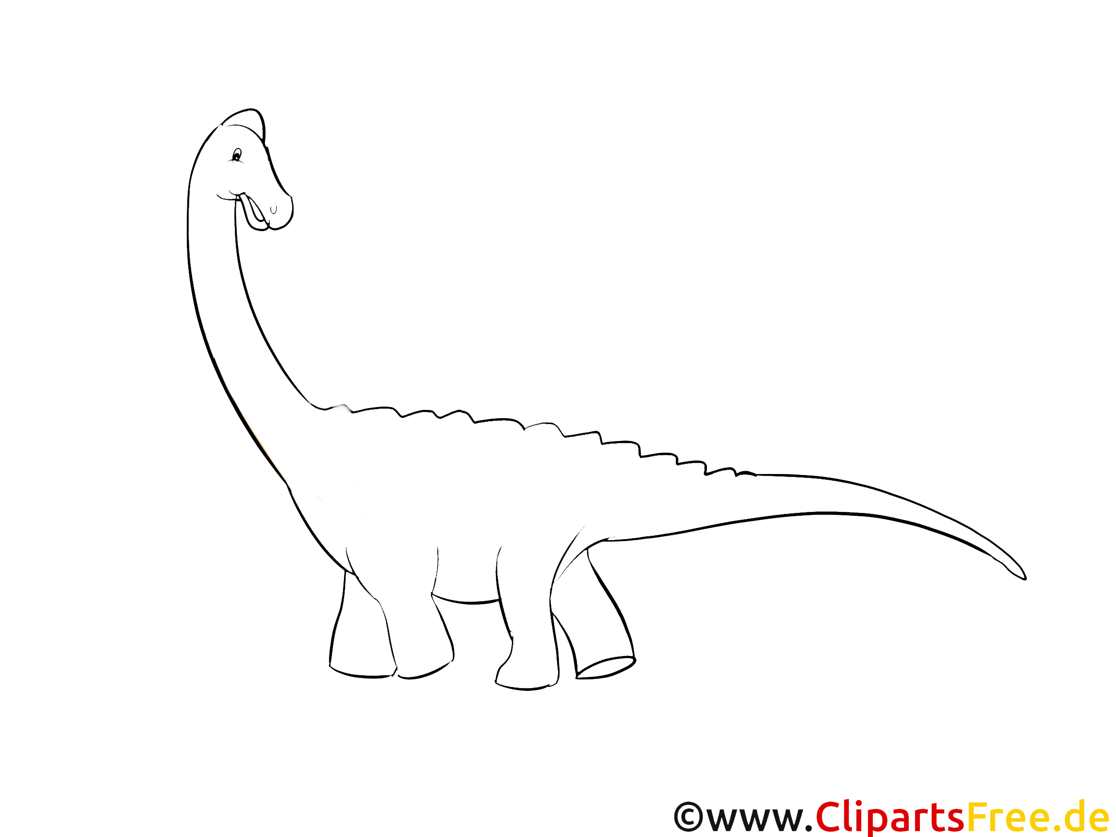 Dinosaurier Ausmalbild
