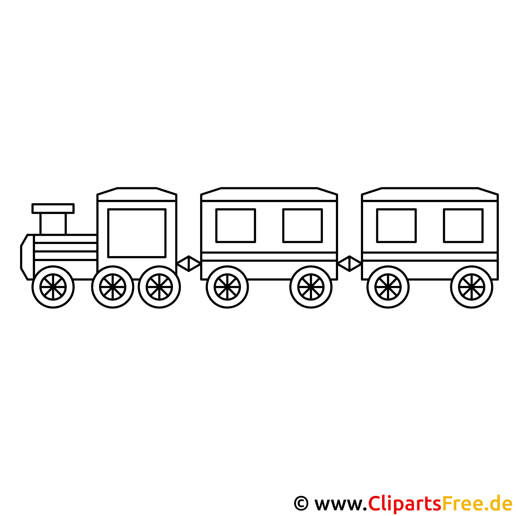 Clipart Kostenlos Eisenbahn