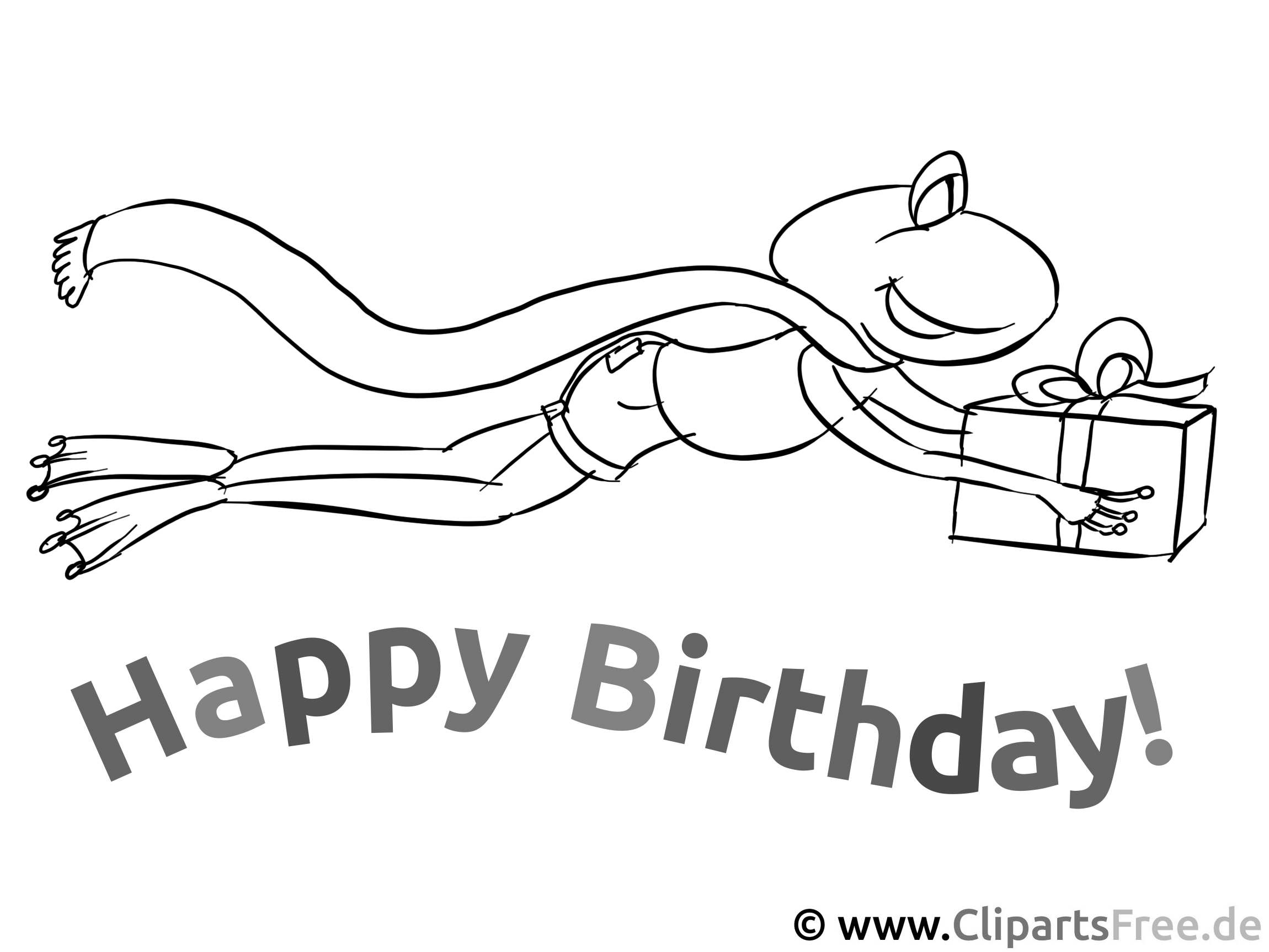 frog happy birthday colouring sheet free