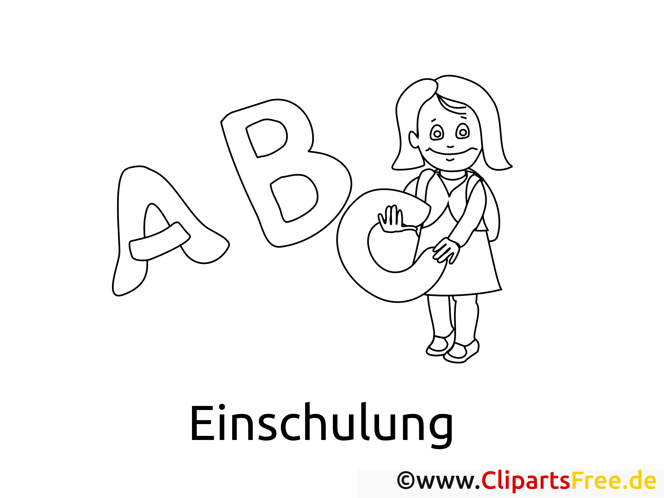Buchstaben zum Ausmalen Malvorlage