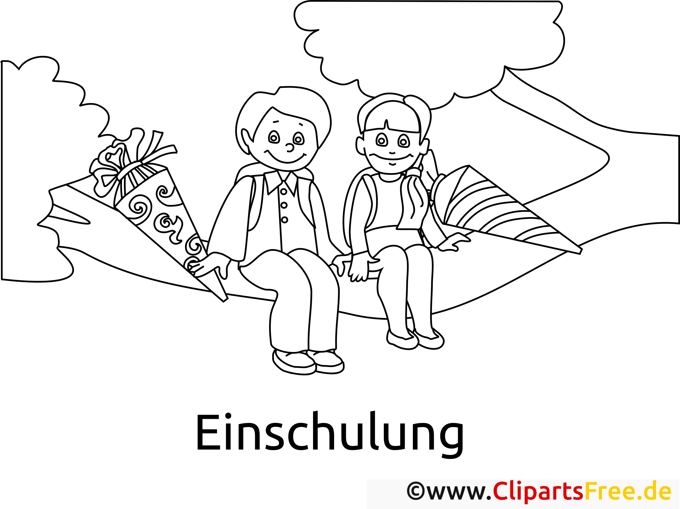 Malvorlage kostenlos ausdrucken Schule