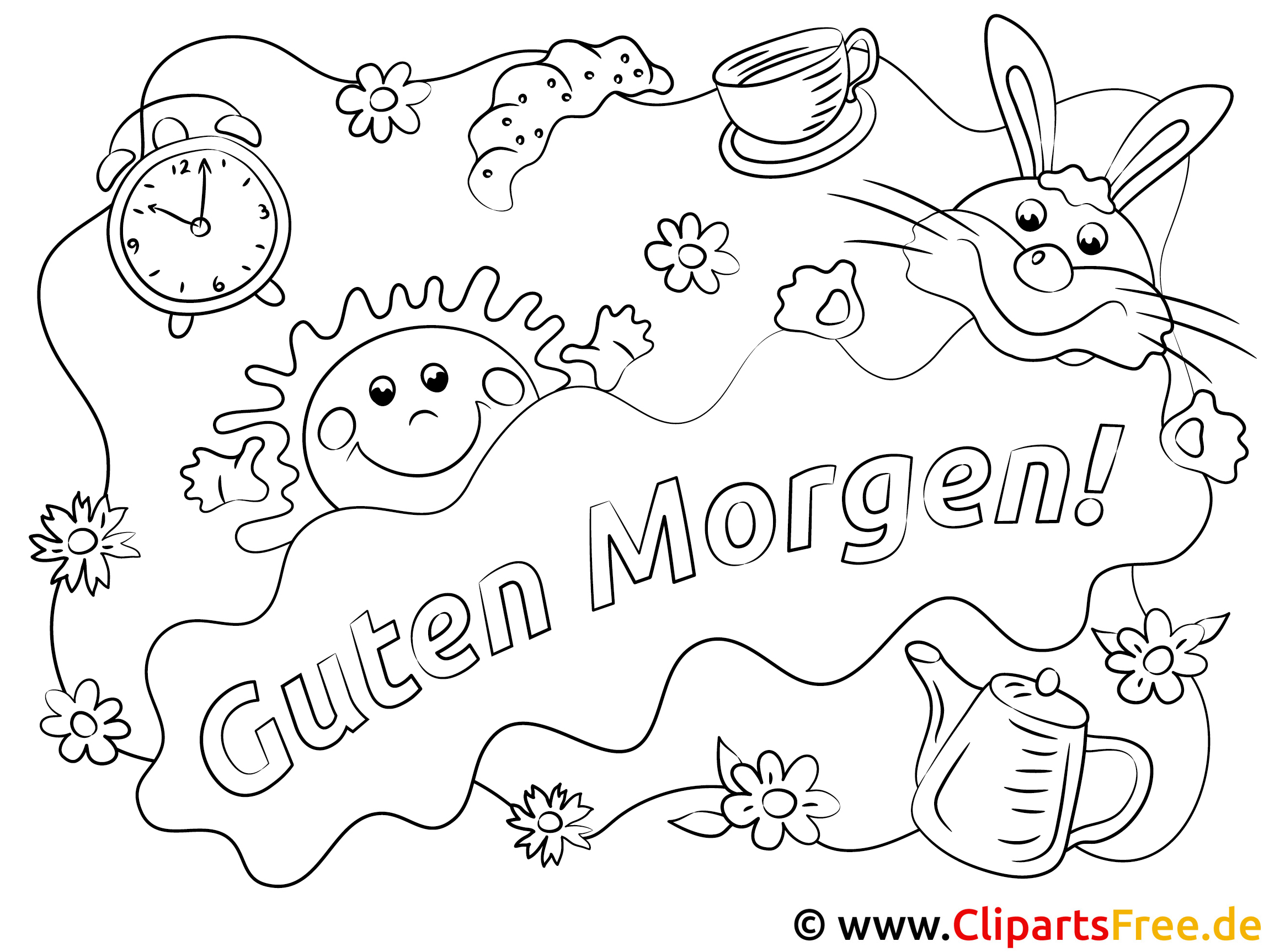 Clipart Kostenlos Fruhstuck