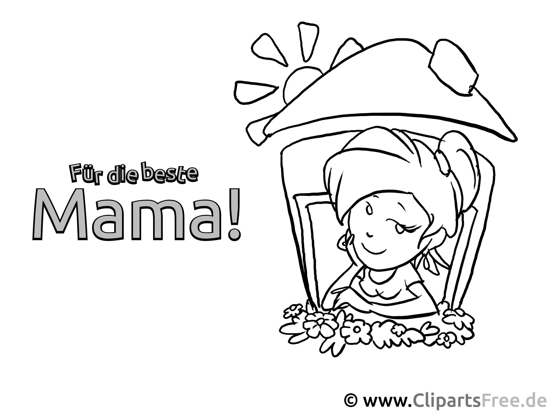 Malvorlage beste mama Idea