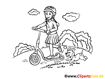 Malvorlage Fahrradhelm Coloring And Malvorlagan