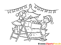 Coloriages pour Noël et nouvel an